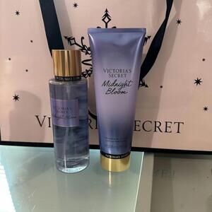 Victoria's Secret Midnight Bloom Fragrance Mist and lotion set
